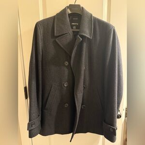 Claiborne Men's Charcoal Peacoat